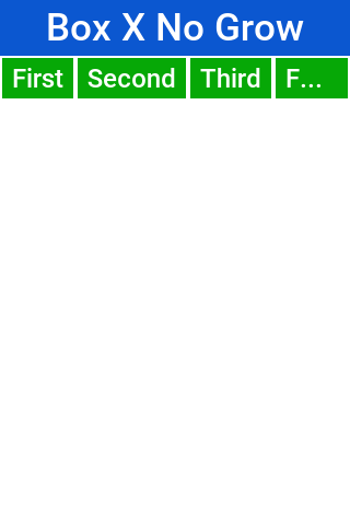 BoxLayout X_AXIS_NO_GROW