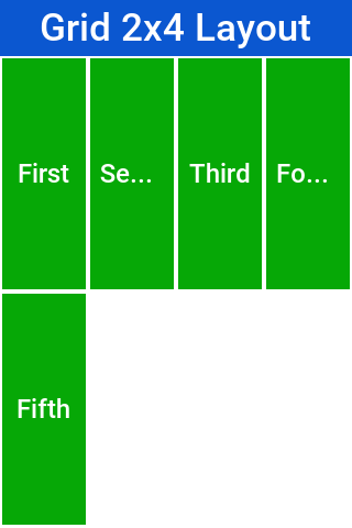 Grid Layout 2×4